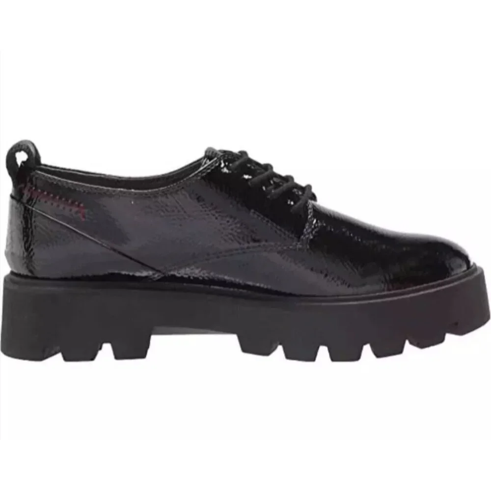 FRANCO SARTO / L-Balinlaced / Black Patent / Leather / Lug / Sole / Oxford